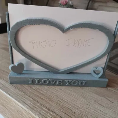 Khung hình tình yêu 3D trang trí nội thất