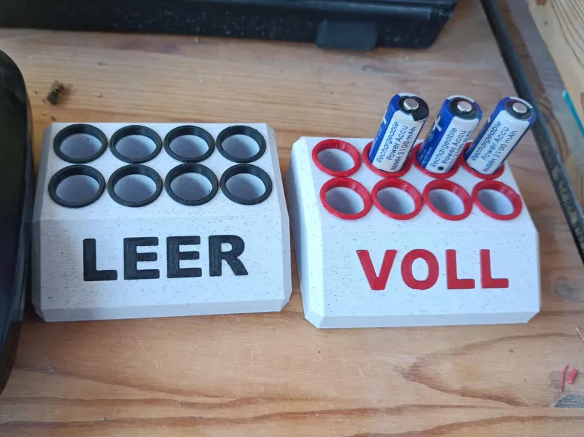 Giá đỡ pin AA 8x cho tổ chức gọn gàng - Image 1