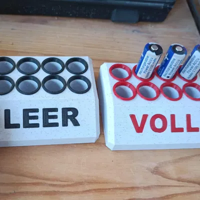 Giá đỡ pin AA 8x cho tổ chức gọn gàng