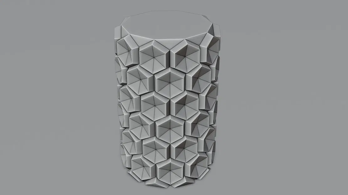 Bình hoa hình lục giác thiết kế hiện đại - Image 3