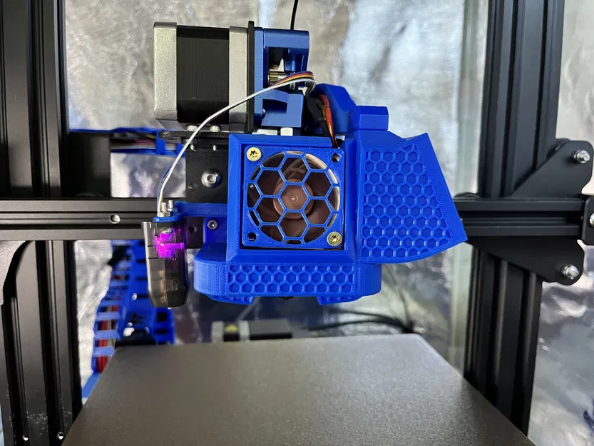 Giá đỡ Satsana DirectDrive với quạt 4010 và tương thích BLTouch - Image 1