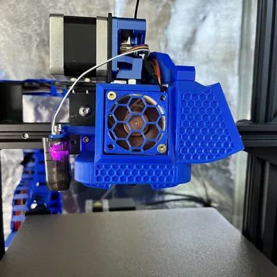 Giá đỡ Satsana DirectDrive với quạt 4010 và tương thích BLTouch