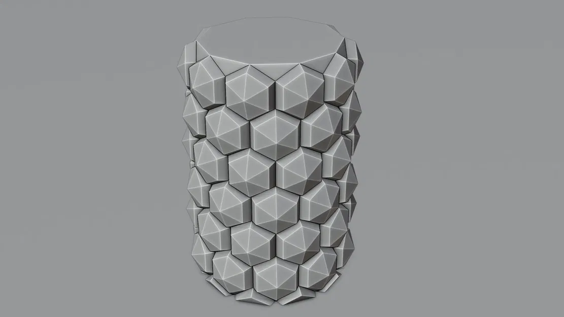 Bình hoa hình lục giác thiết kế hiện đại - Image 4