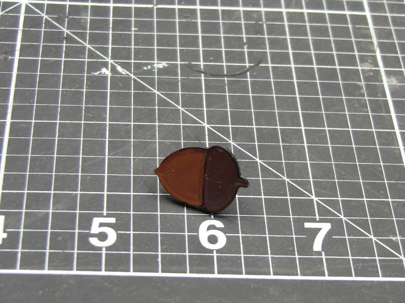 Ghim men lá sồi bằng men thủ công - Image 1