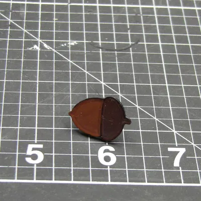 Ghim men lá sồi bằng men thủ công