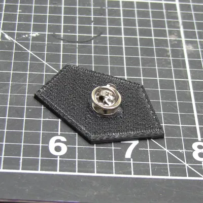 Pin kim loại men biểu tượng XCOM