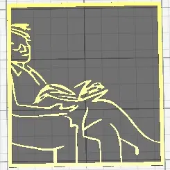 Người đàn ông đọc sách trong không gian nghệ thuật