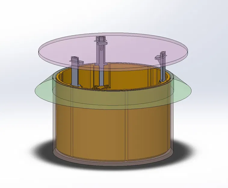 Bẫy ốc sên cho vườn với bộ phận thoát nước dễ in - Image 1