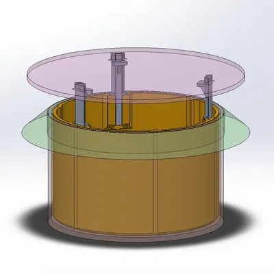 Bẫy ốc sên cho vườn với bộ phận thoát nước dễ in