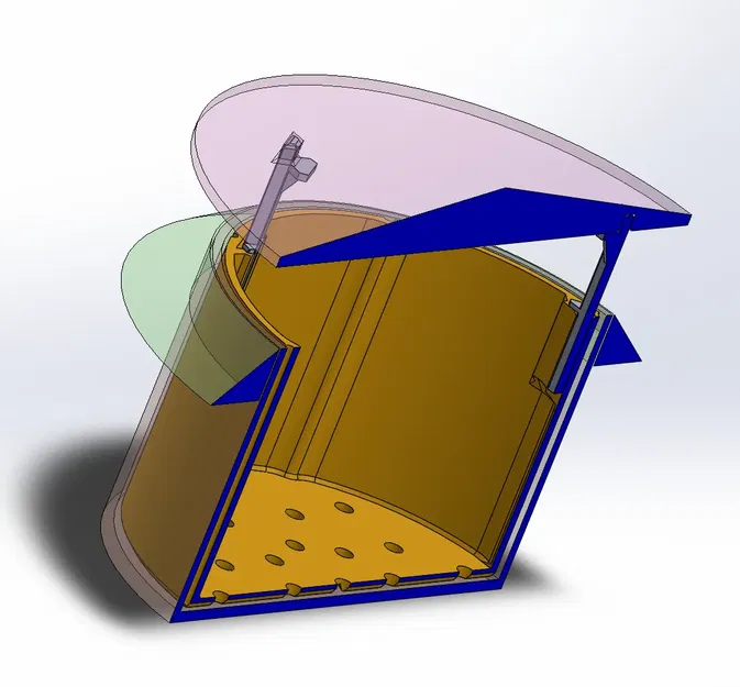 Bẫy ốc sên cho vườn với bộ phận thoát nước dễ in - Image 2