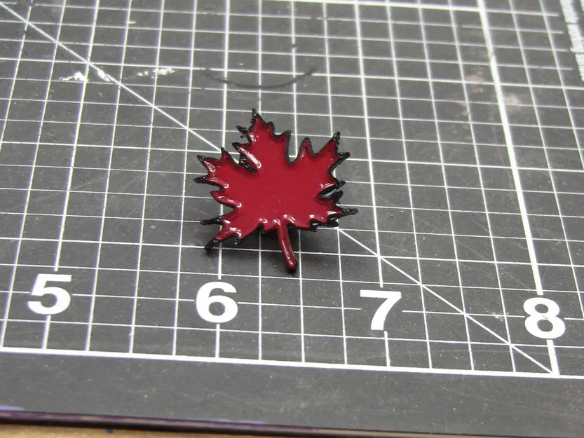 Ghim men lá phong bằng men độc đáo - Image 1