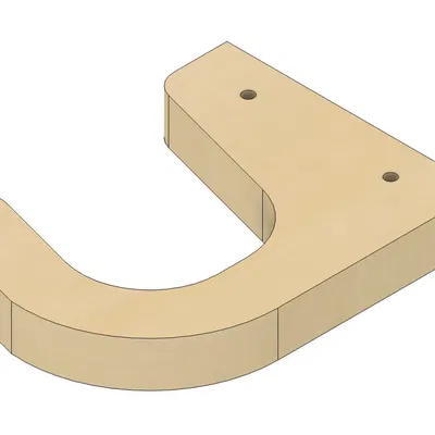 Giá treo xe đạp bằng gỗ plywood ¾