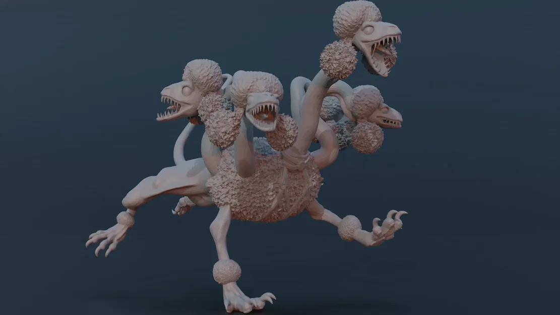 Hyrdadoodle - Nhân vật lai giữa Hydra và Poodle - Image 2
