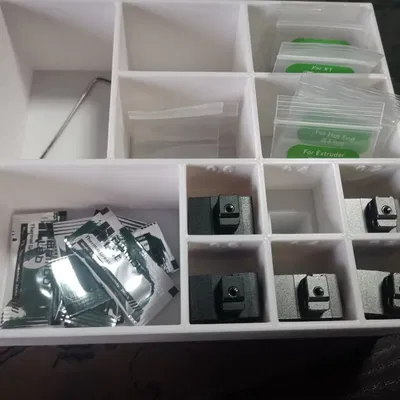 Hộp phân loại IKEA Alex cho công cụ Bambu Lab