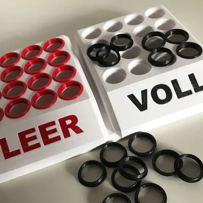 Hộp lưu trữ pin AA (HR6) và AAA (HR03) đã sạc và chưa sạc