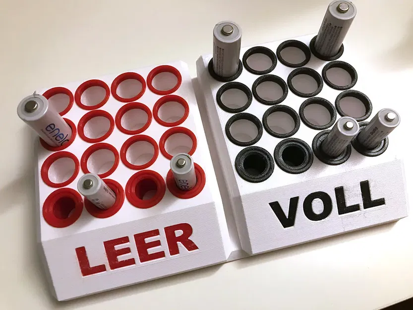 Hộp lưu trữ pin AA (HR6) và AAA (HR03) đã sạc và chưa sạc - Image 7