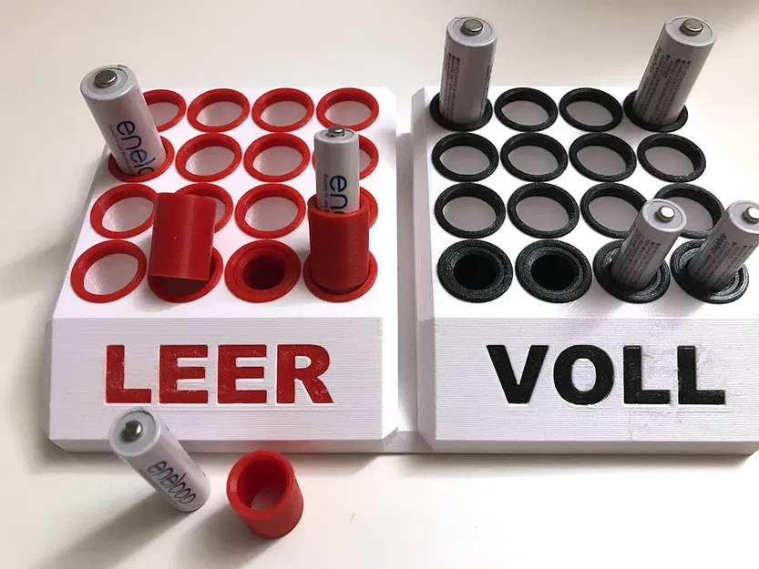 Hộp lưu trữ pin AA (HR6) và AAA (HR03) đã sạc và chưa sạc - Image 8