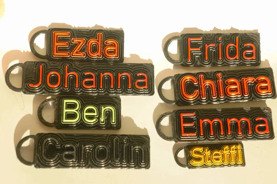 Chữ cái FontWave với sóng nước và màu sắc filament độc đáo - Image 3