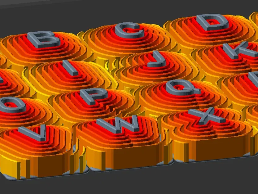 Chữ cái FontWave với sóng nước và màu sắc filament độc đáo - Image 4