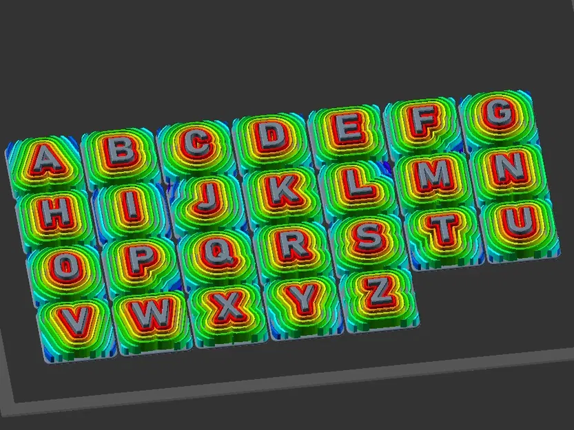 Chữ cái FontWave với sóng nước và màu sắc filament độc đáo - Image 6