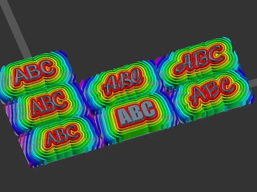 Chữ cái FontWave với sóng nước và màu sắc filament độc đáo - Image 7