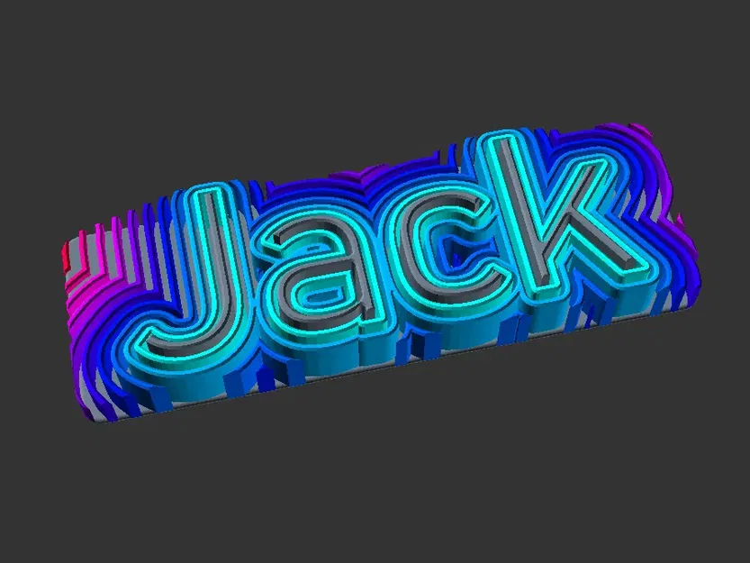 Chữ cái FontWave với sóng nước và màu sắc filament độc đáo - Image 8