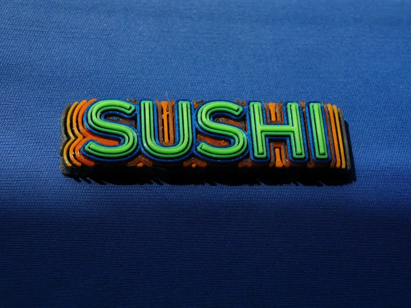 Chữ cái FontWave với sóng nước và màu sắc filament độc đáo - Image 11