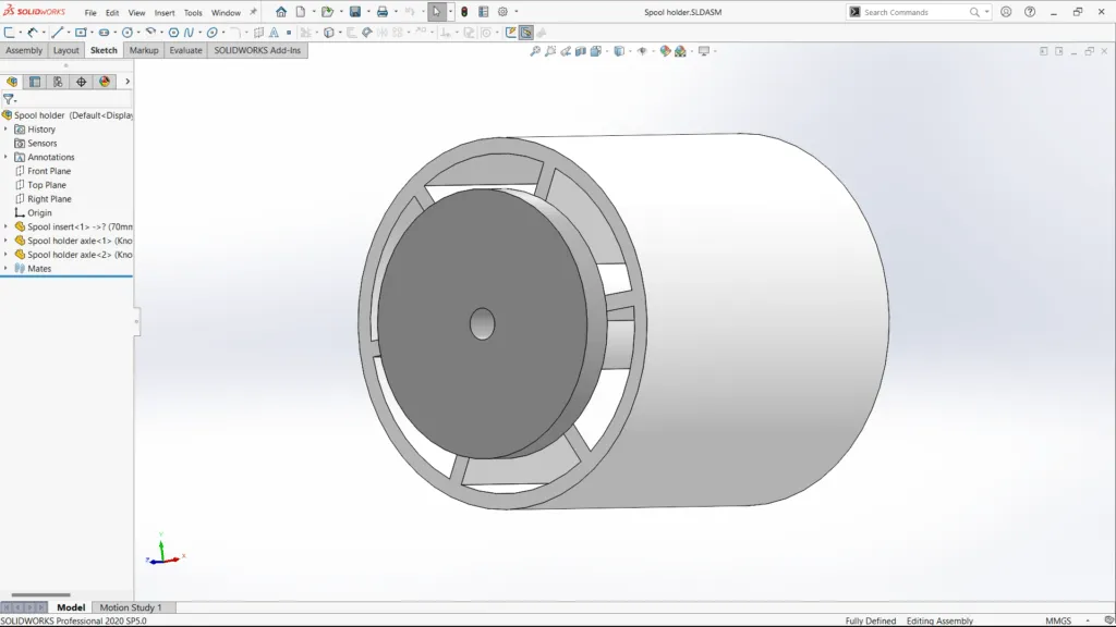 Giá đỡ cuộn filament kín khí cho Prusa MK2.5/3/S và Voron 2.4 - Image 3