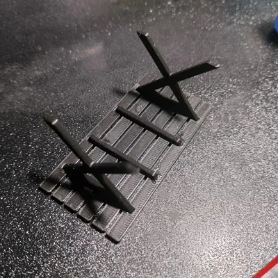 Mô hình bàn gỗ ngoài trời thu nhỏ dễ lắp ráp