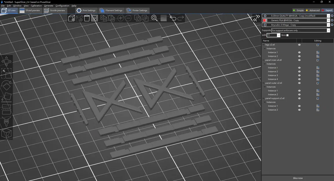 Mô hình bàn gỗ ngoài trời thu nhỏ dễ lắp ráp - Image 3