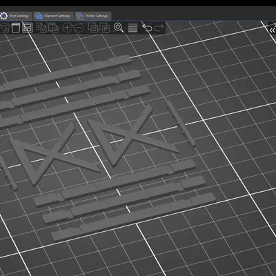 Mô hình bàn gỗ ngoài trời thu nhỏ dễ lắp ráp