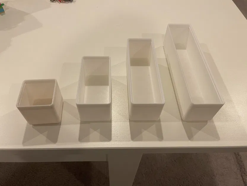 Khung và hộp chứa "Gridfinity Like" phù hợp với ngăn kéo IKEA Ale... - Image 1