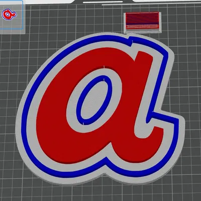 Biểu tượng chữ a thường của đội Braves