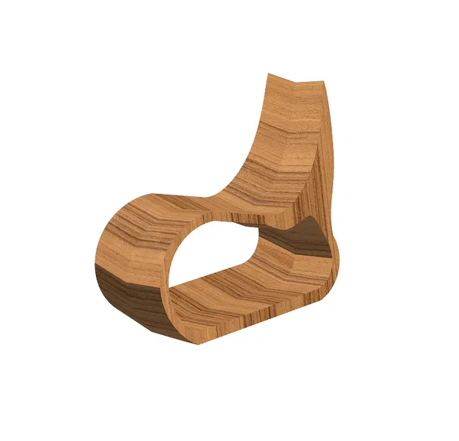 Ghế Gỗ Mini Phong Cách Tối Giản cho Thế Giới Nhỏ - Image 1