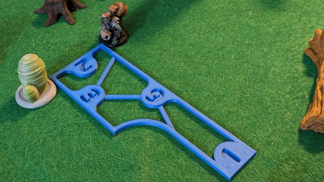 Thước đo Kill Team cho trò chơi Warhammer 28mm - Image 1