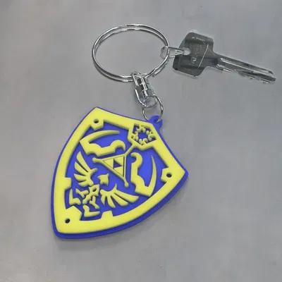 Móc khóa khiên Hylian từ The Legend Of Zelda