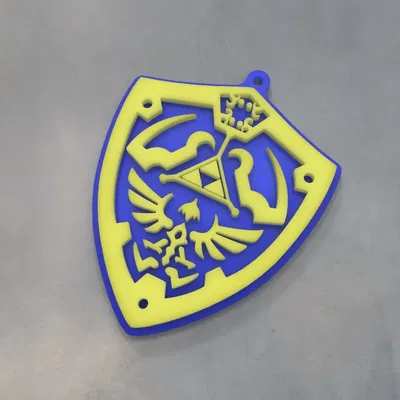 Móc khóa khiên Hylian từ The Legend Of Zelda