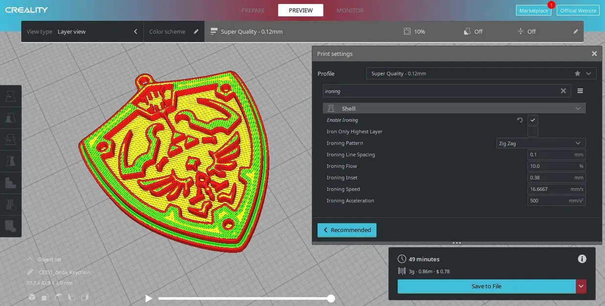 Móc khóa khiên Hylian từ The Legend Of Zelda - Image 3