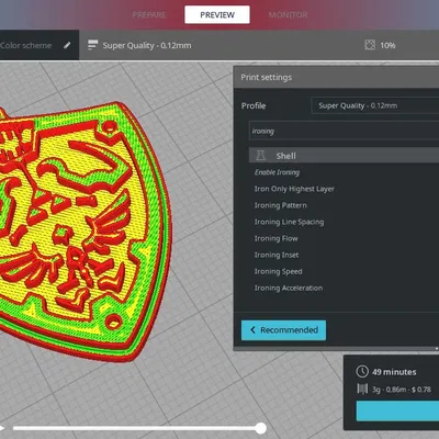 Móc khóa khiên Hylian từ The Legend Of Zelda