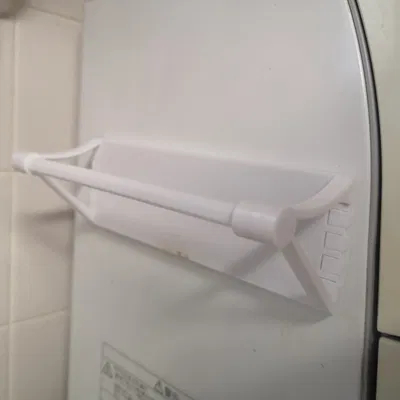 Giá treo khăn bếp từ tính gắn trên bề mặt kim loại