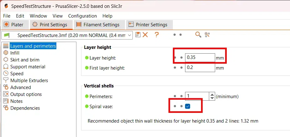 Cấu trúc thử nghiệm tốc độ đùn tối đa cho máy in 3D - Image 6