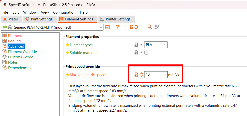 Cấu trúc thử nghiệm tốc độ đùn tối đa cho máy in 3D - Image 7