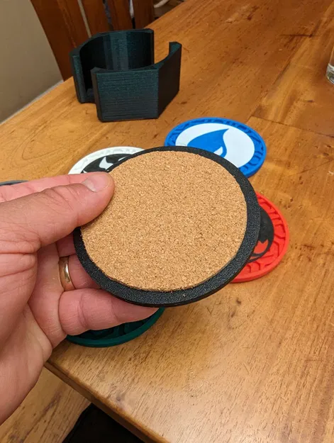 Bộ đế lót ly biểu tượng mana Magic the Gathering - Image 2