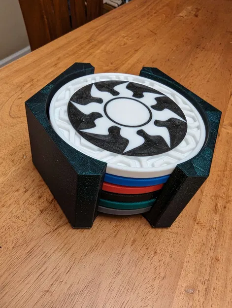 Bộ đế lót ly biểu tượng mana Magic the Gathering - Image 4