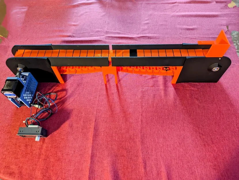 Băng tải xích cho việc xử lý phân từ máy in X1C - Image 1