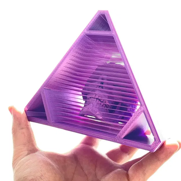 Đầu lâu treo lơ lửng phong cách lowpoly - Image 4