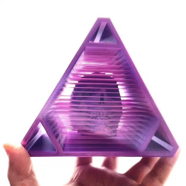 Đầu lâu treo lơ lửng phong cách lowpoly - Image 5