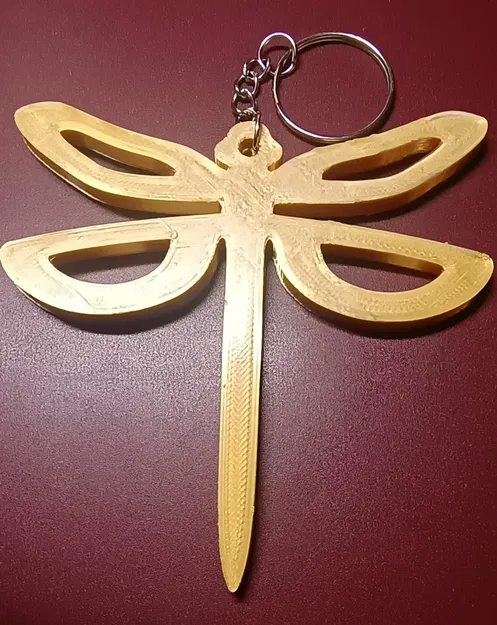 Móc khóa tự vệ hình chuồn chuồn thanh lịch - Image 2