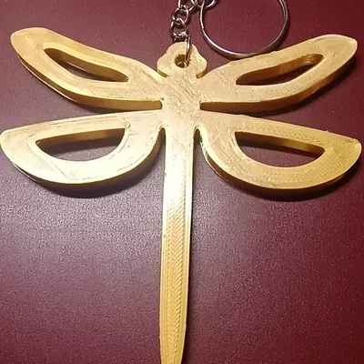 Móc khóa tự vệ hình chuồn chuồn thanh lịch