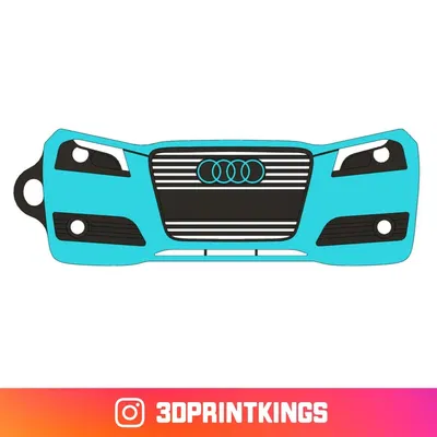 Móc khóa Audi A3 (8P / 8PA) in 3D